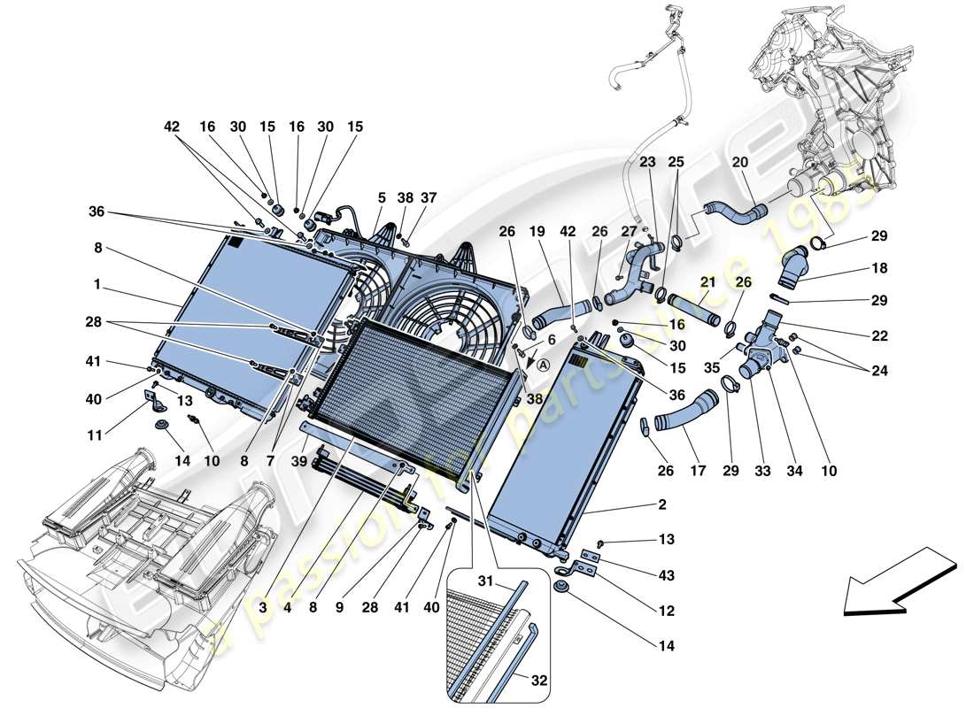 diagramma della parte contenente il codice parte 329394