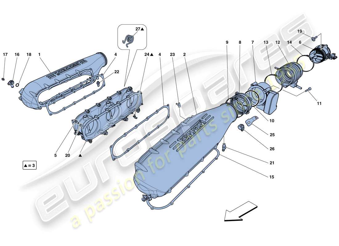 diagramma della parte contenente il codice parte 272875