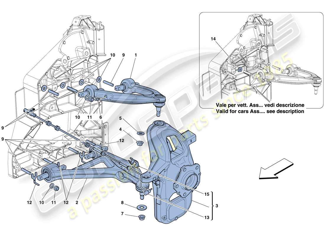 diagramma della parte contenente il codice parte 269415