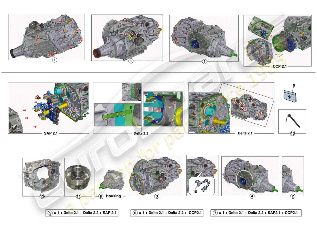 diagramma della parte contenente il codice parte 70004196