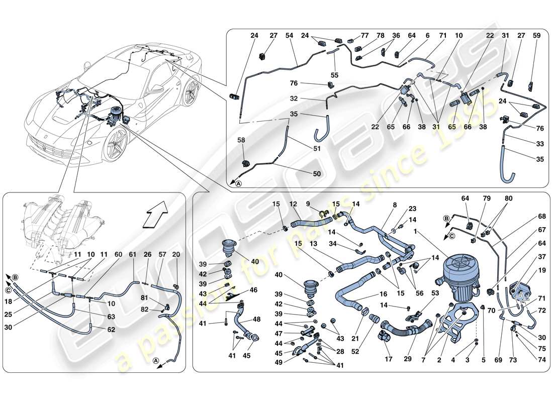 diagramma della parte contenente il codice parte 289882