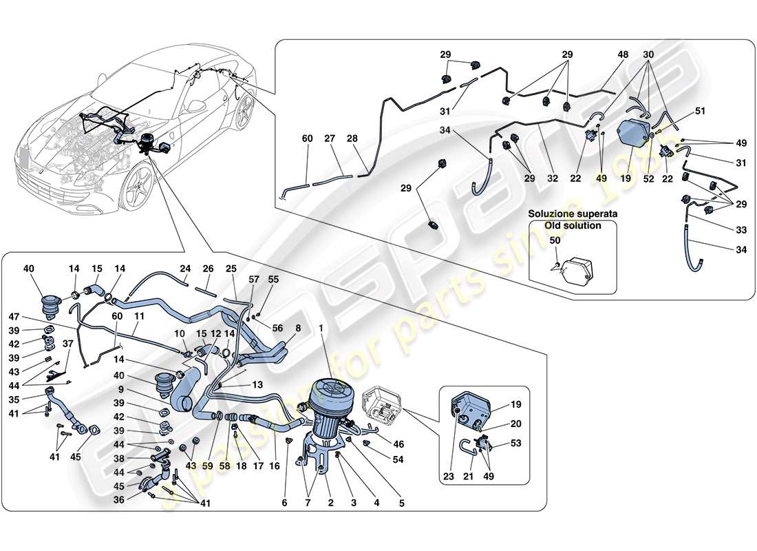 diagramma della parte contenente il codice parte 269285