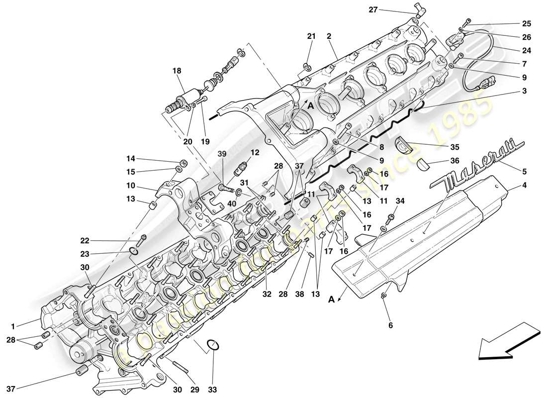 diagramma della parte contenente il codice parte 102032