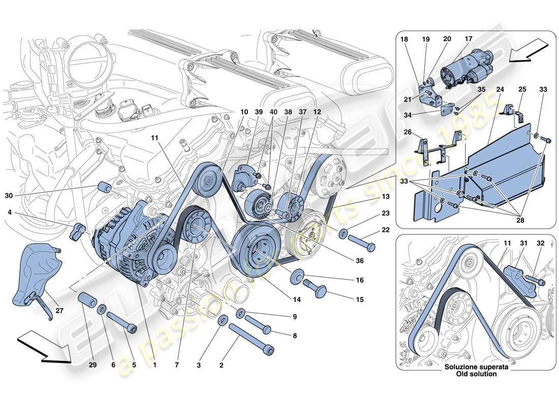 diagramma della parte contenente il codice parte 271019