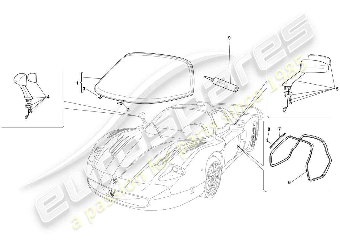 diagramma della parte contenente il codice parte 66091400