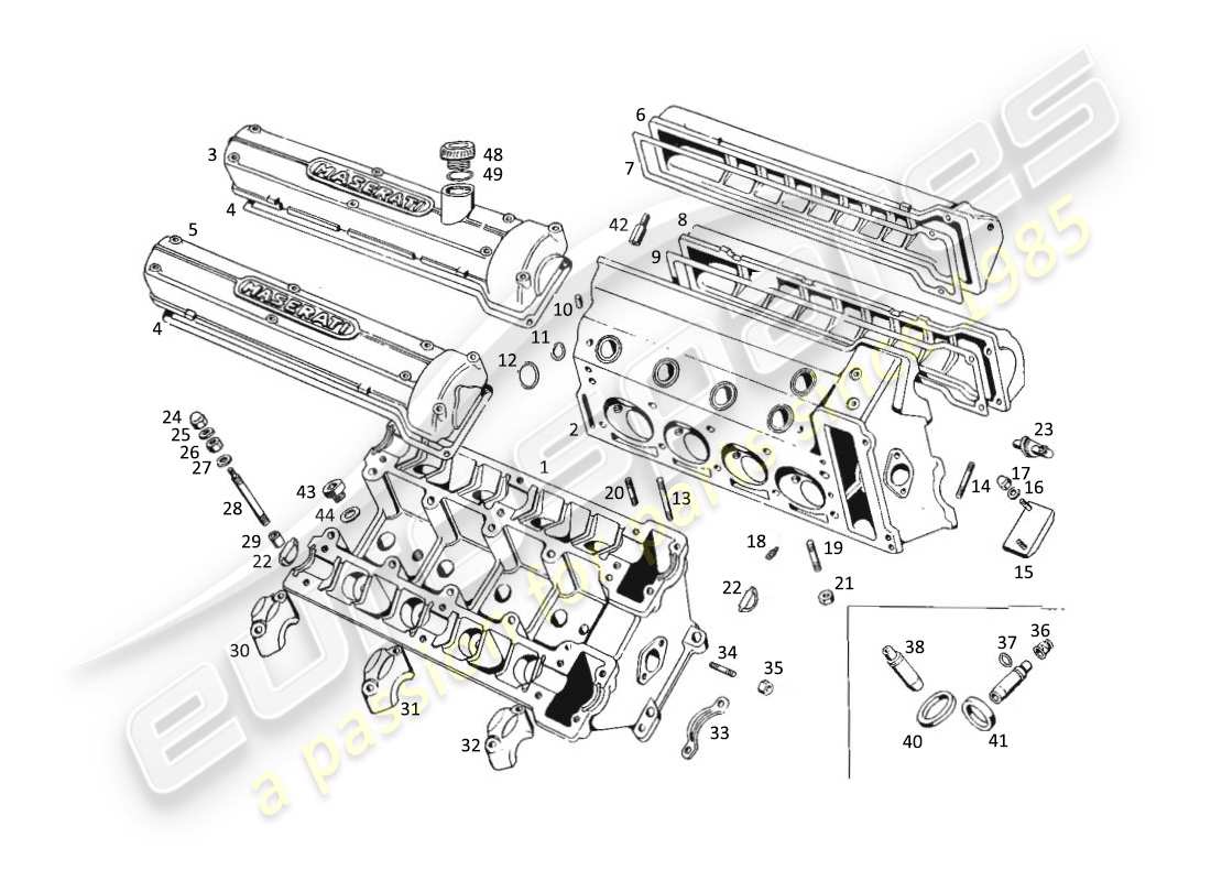 diagramma della parte contenente il codice articolo dst 90371