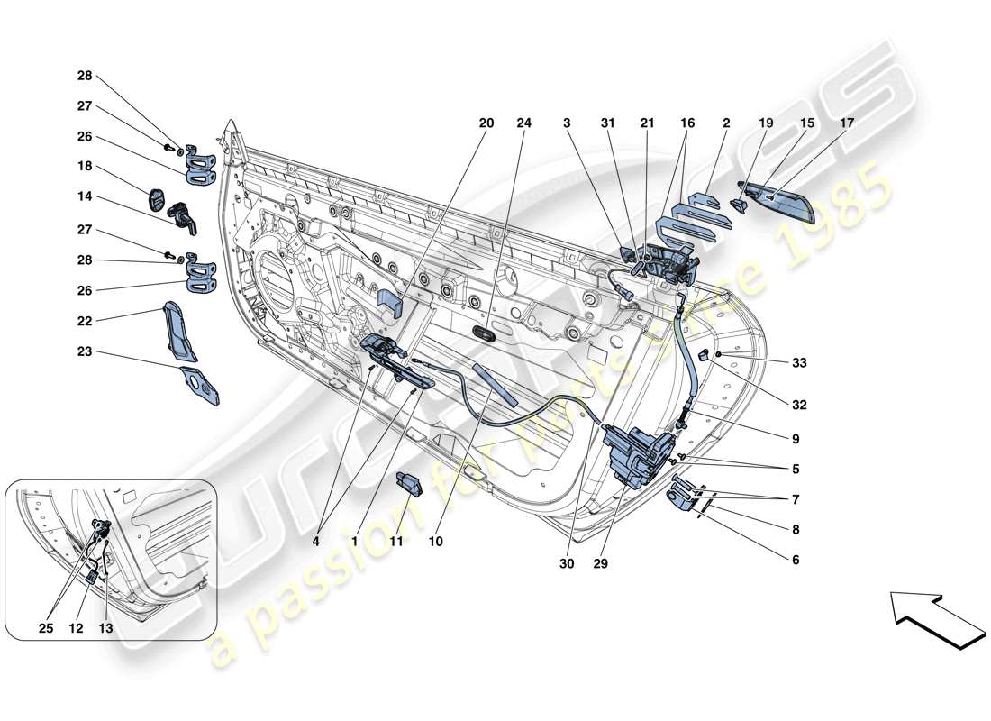 diagramma della parte contenente il codice parte 82596100