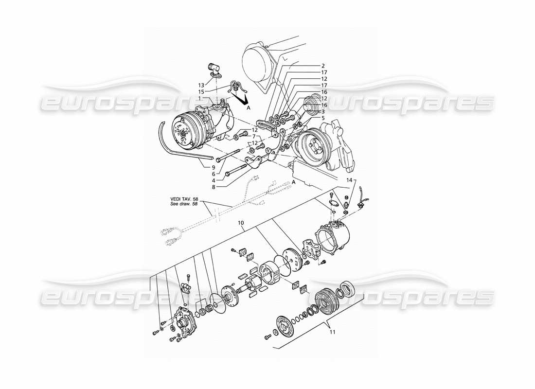 diagramma della parte contenente il codice parte 101210030