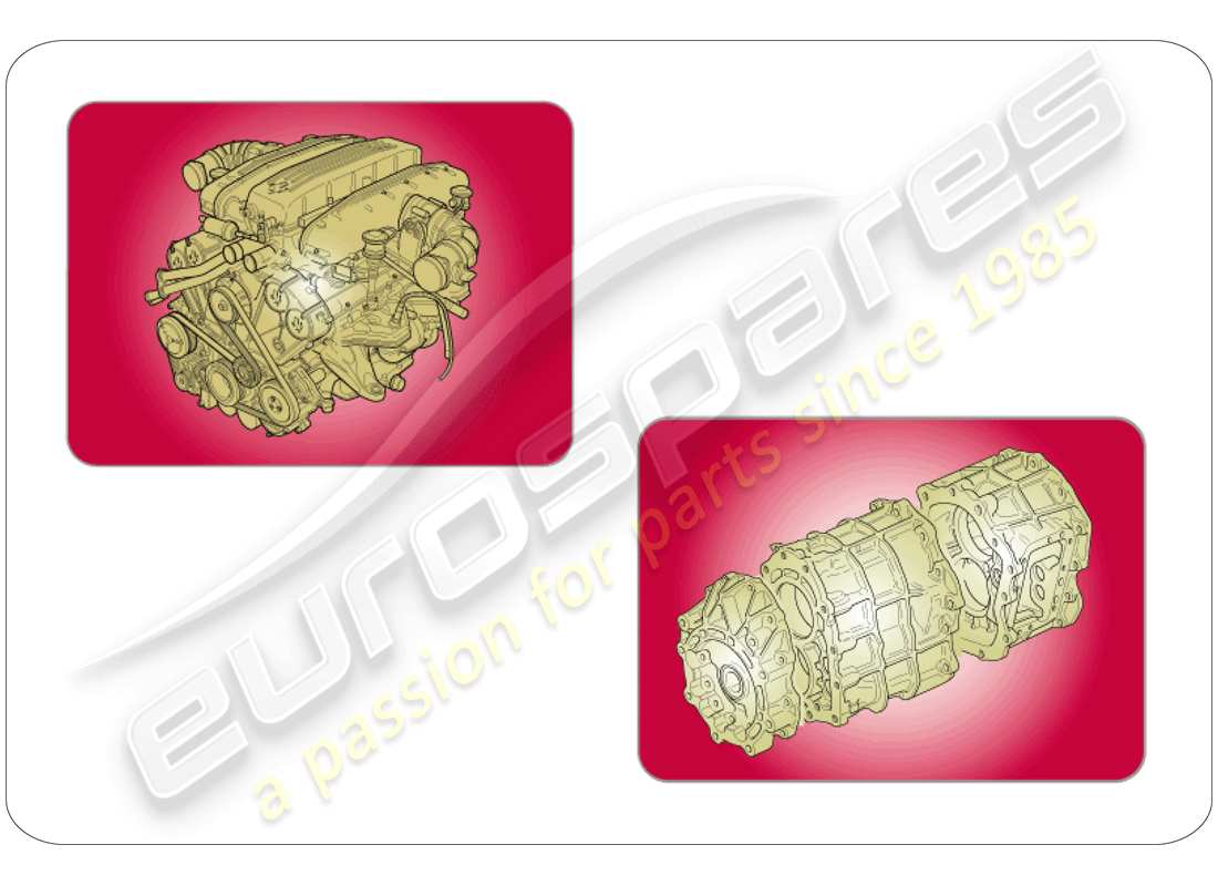 ferrari 612 sessanta (usa) unità di assemblaggio di ricambio diagramma delle parti