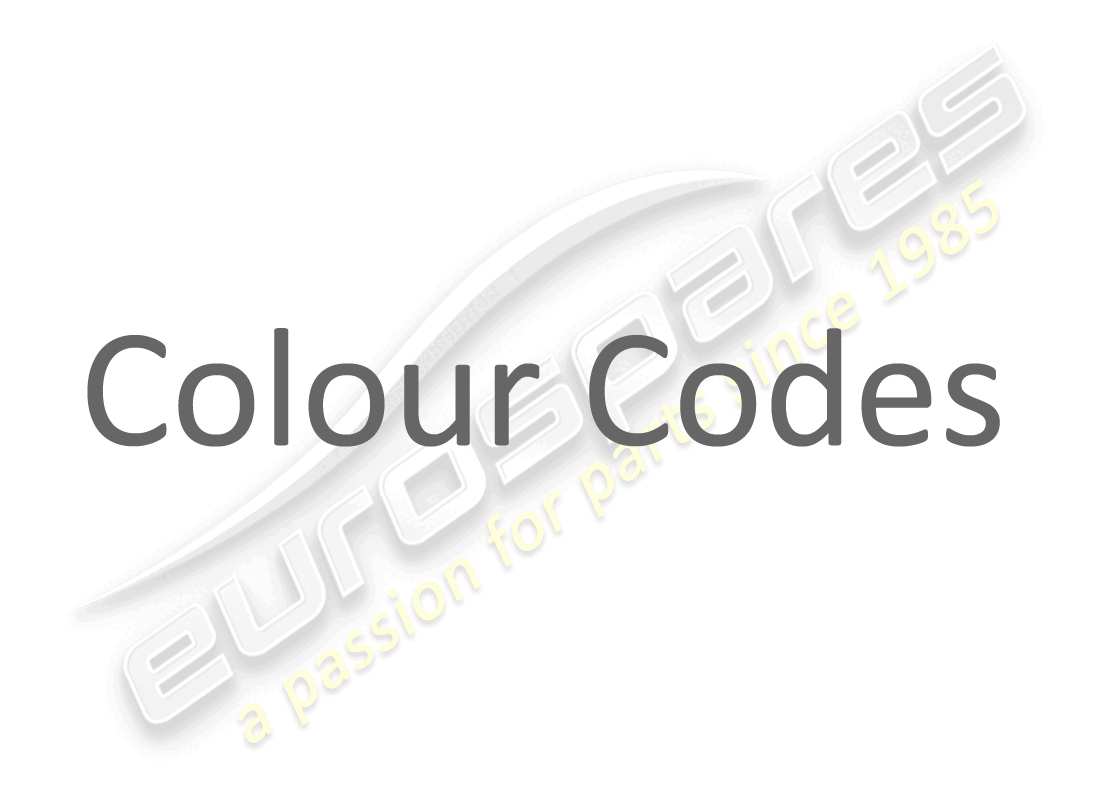 ferrari gtc4 lusso (europe) codici colore diagramma delle parti