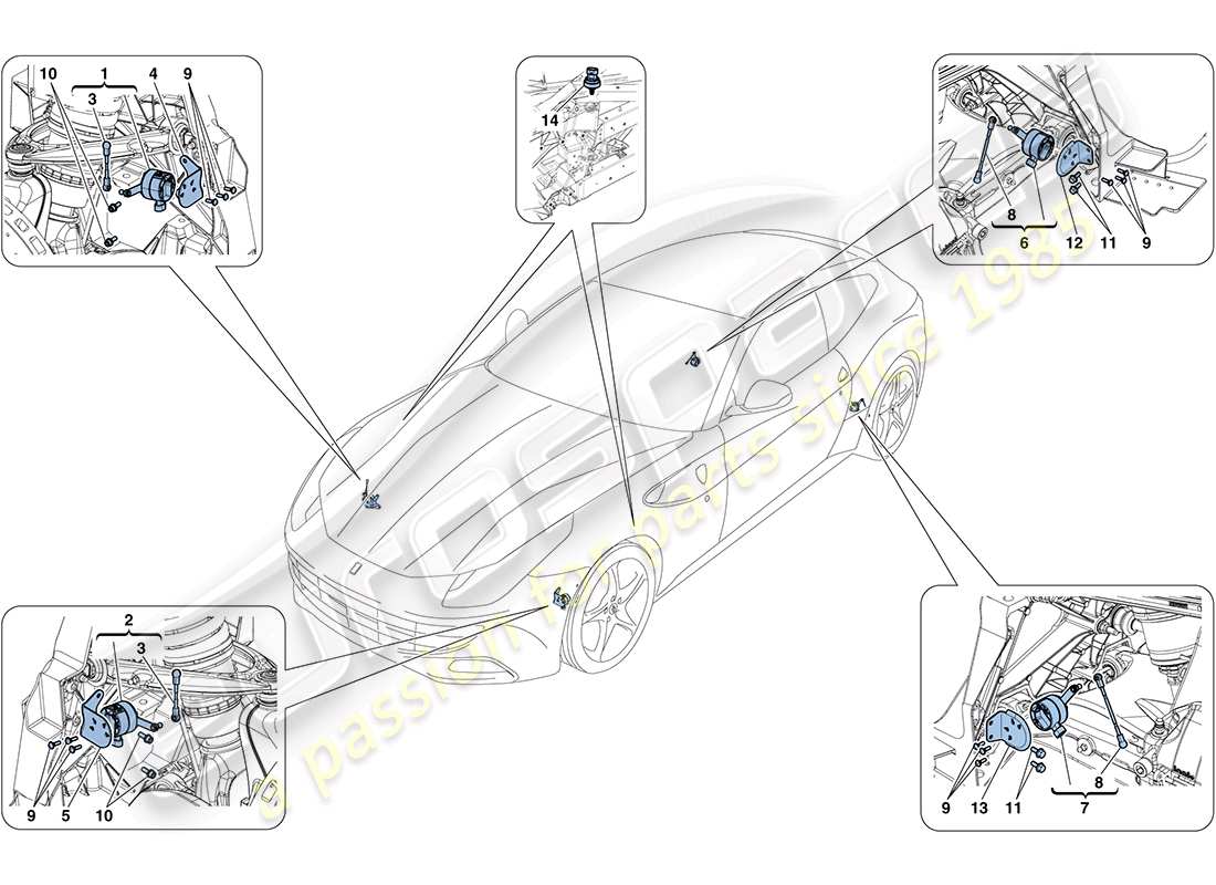 diagramma della parte contenente il codice parte 253164