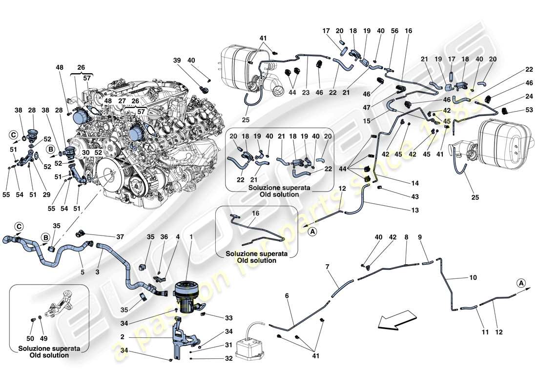 diagramma della parte contenente il codice parte 10440990