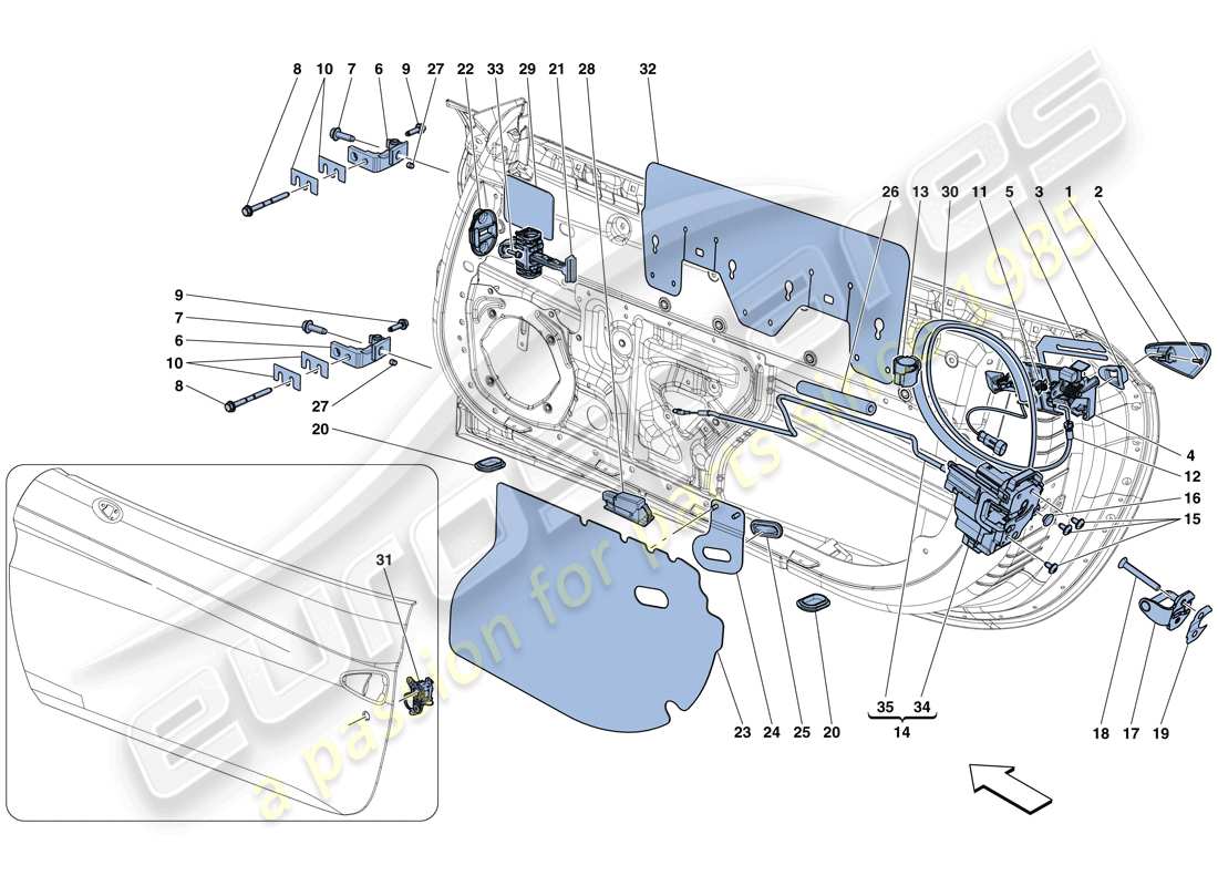 diagramma della parte contenente il codice parte 83595400