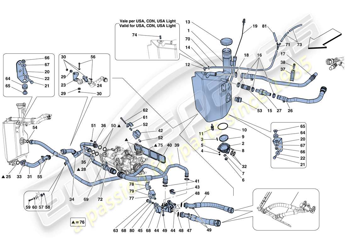 diagramma della parte contenente il codice parte 322190