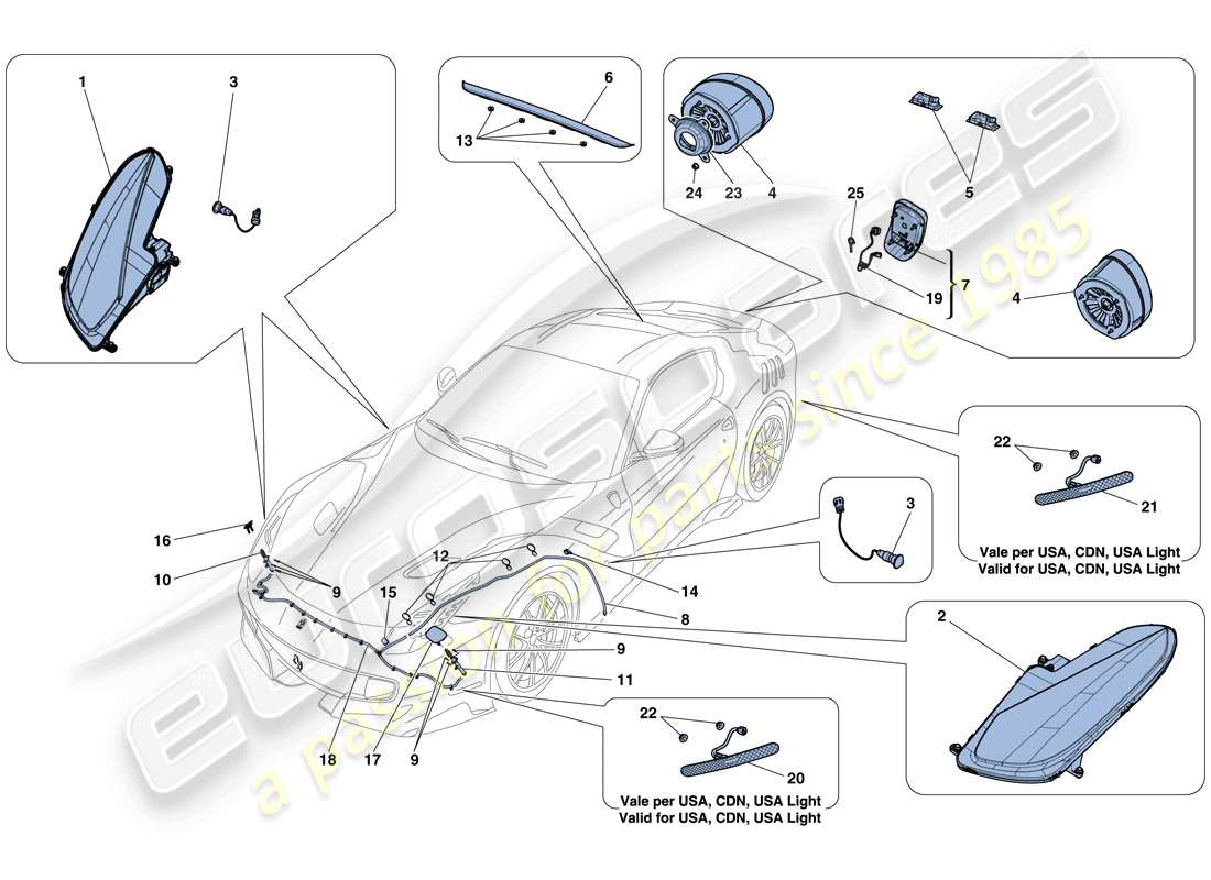 diagramma della parte contenente il codice parte 87376710