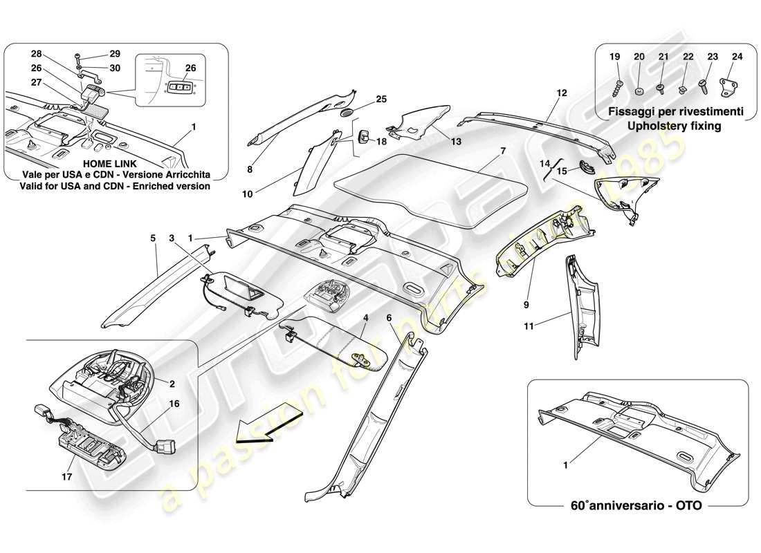 diagramma della parte contenente il codice parte 800172..