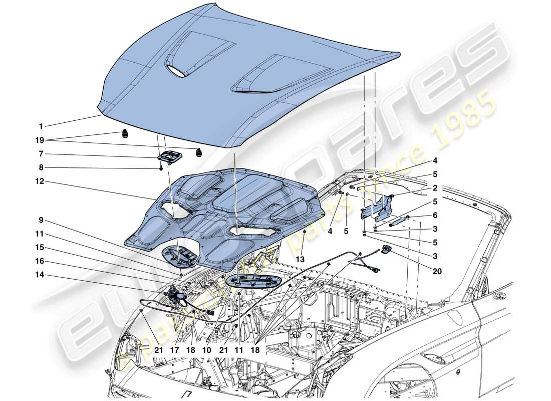 diagramma della parte contenente il codice parte 85041000