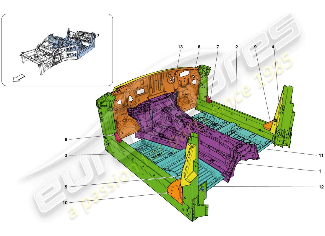 diagramma della parte contenente il codice parte 294363