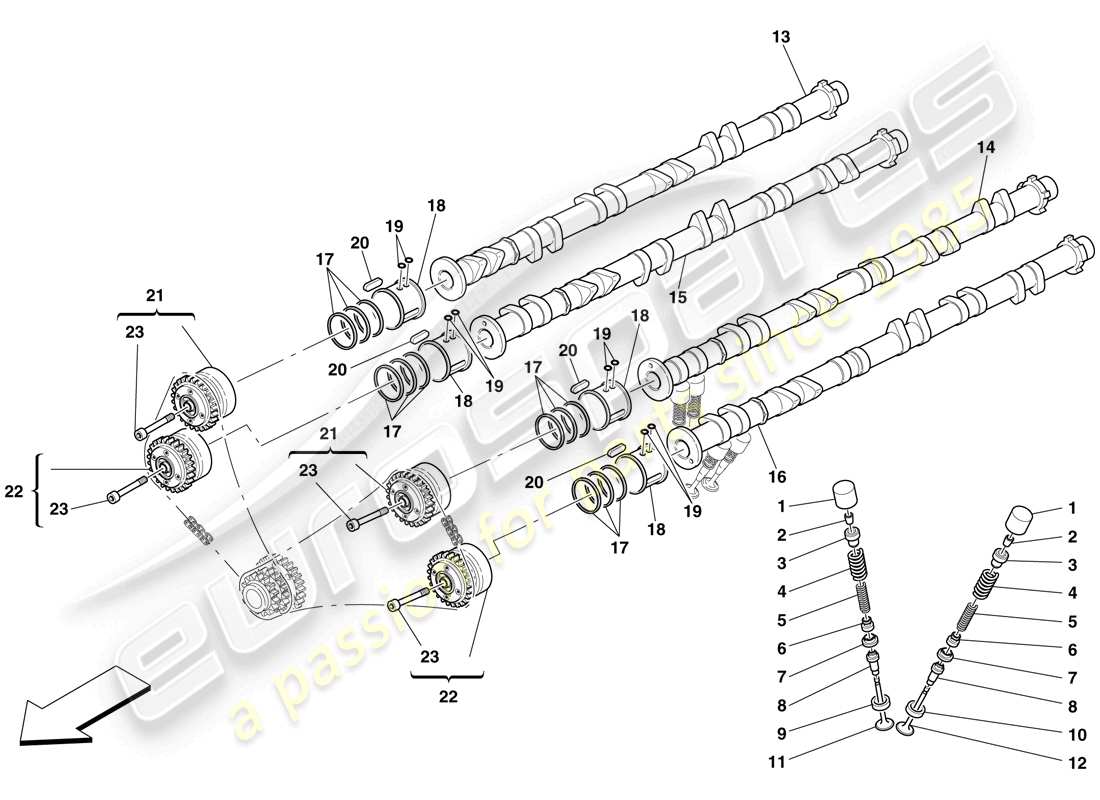 diagramma della parte contenente il codice parte 228823