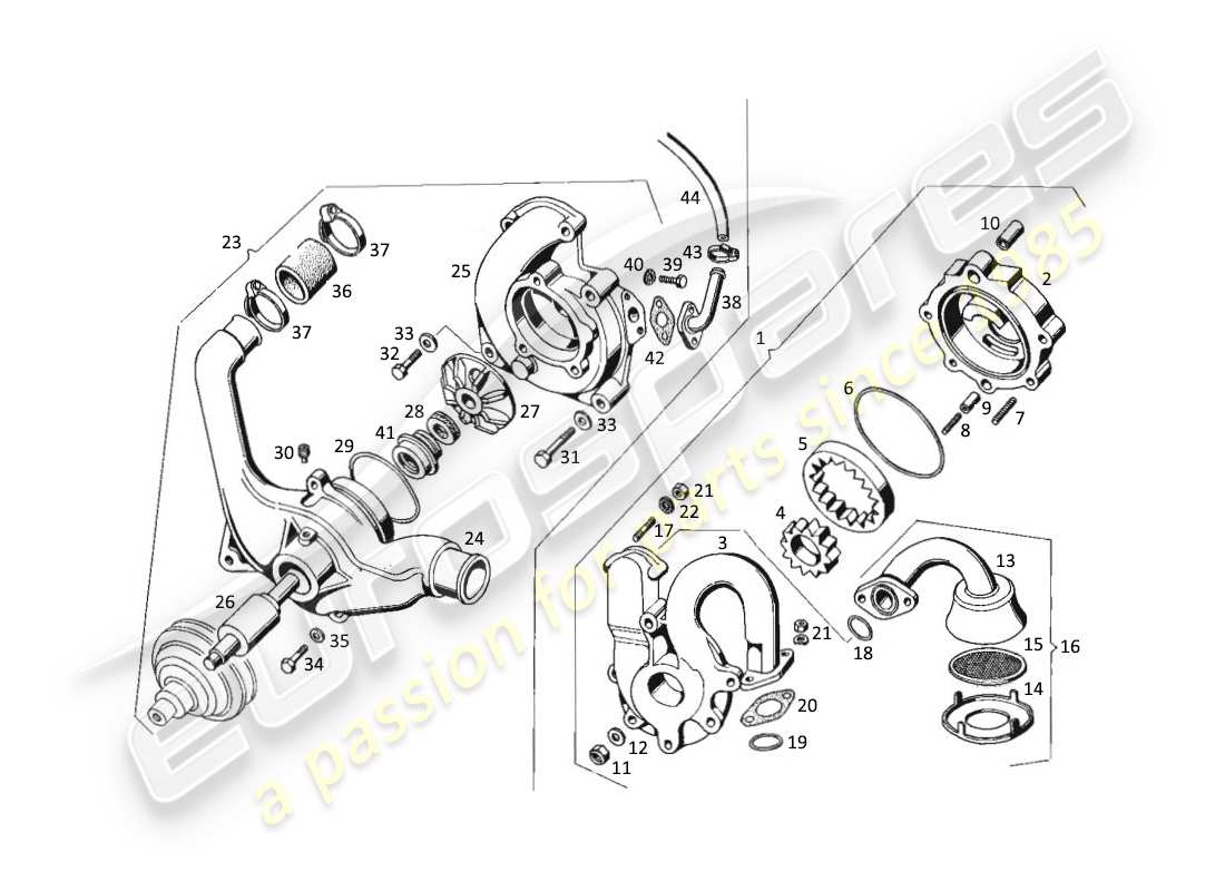 diagramma della parte contenente il codice parte ant 91023