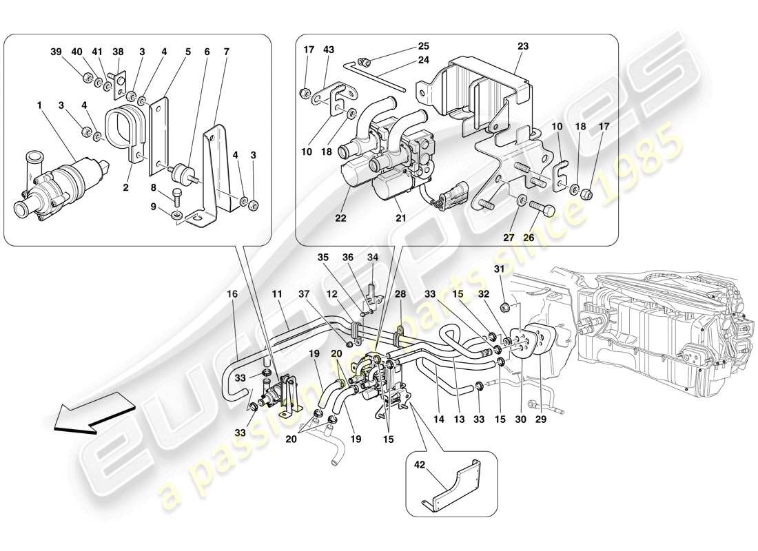 diagramma della parte contenente il codice parte 10571570