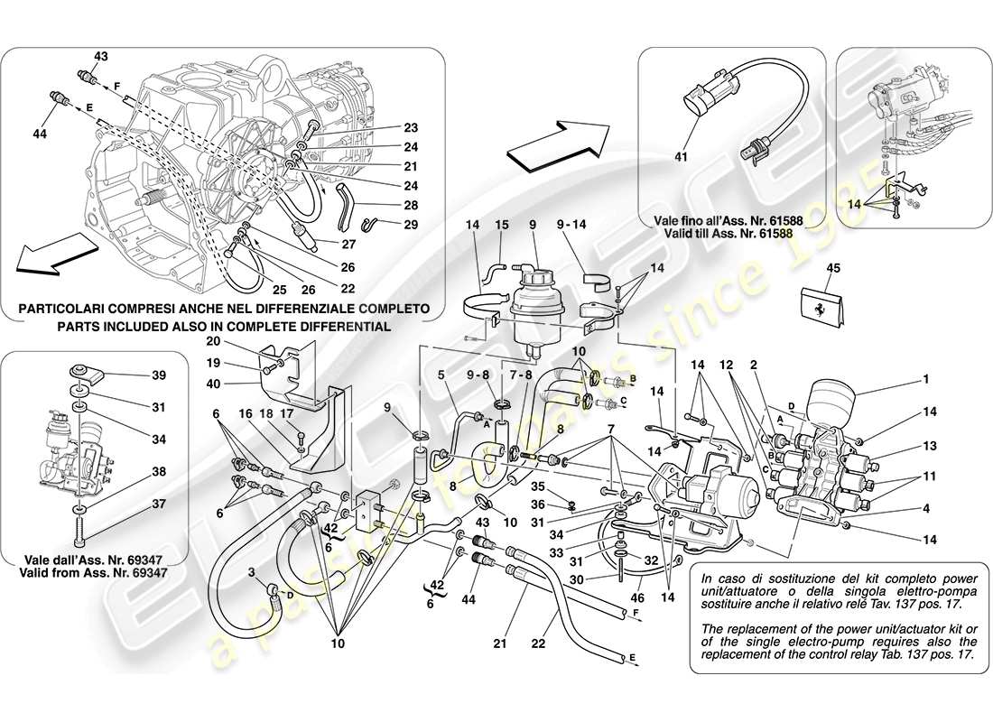 diagramma della parte contenente il codice parte 248090