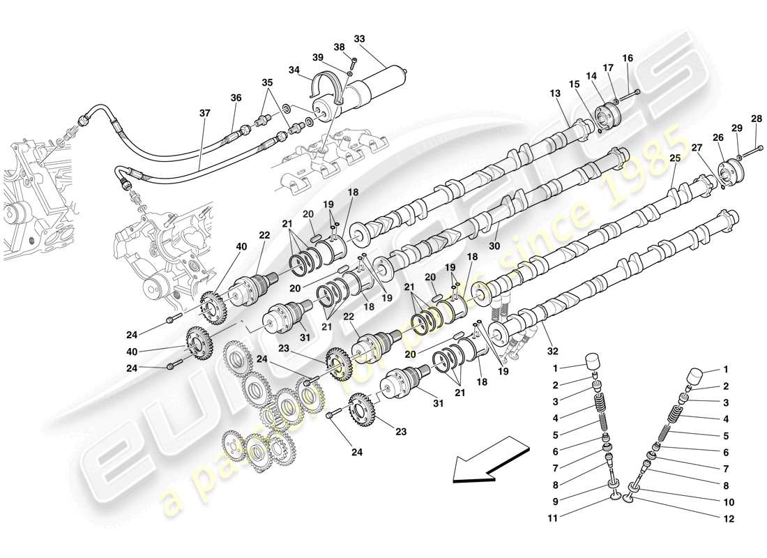 diagramma della parte contenente il codice parte 172328