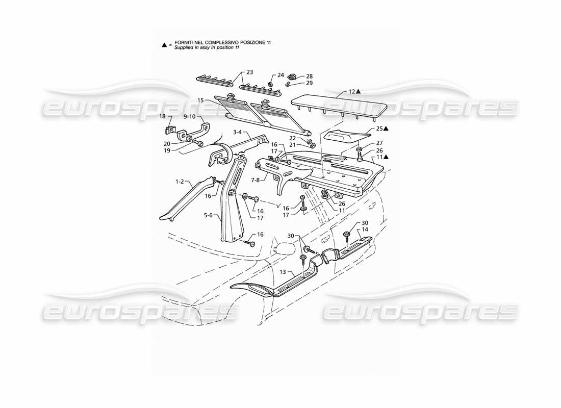 diagramma della parte contenente il codice parte 378130120