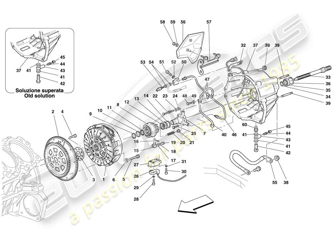 diagramma della parte contenente il codice parte 221264