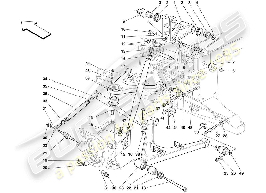 VISUALIZZA I DIAGRAMMI DELLE PARTI DAL CATALOGO DELLE PARTI MASERATI MC12 un diagramma delle parti dal catalogo delle parti maserati mc12