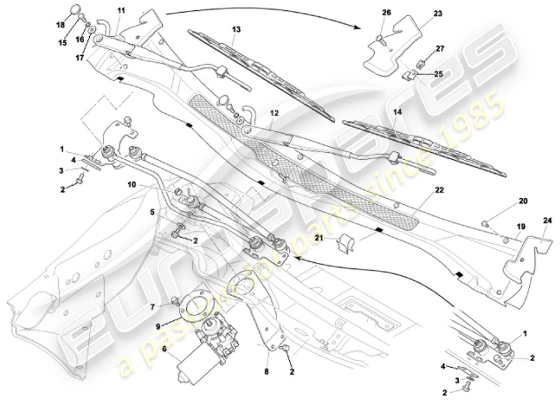 diagramma della parte contenente il codice parte 694567