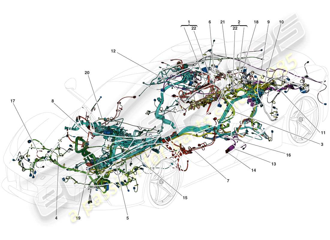 diagramma della parte contenente il codice parte 304239