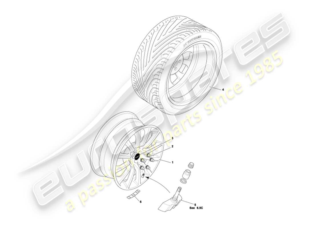 diagramma della parte contenente il numero della parte 5r13-1007-ba