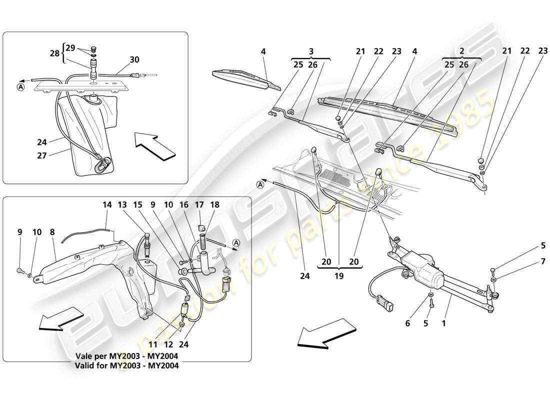 diagramma della parte contenente il codice parte 980138607