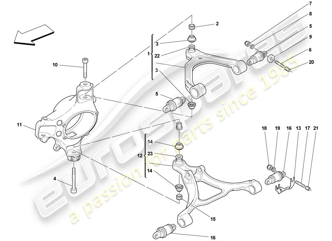 diagramma della parte contenente il codice parte 236929