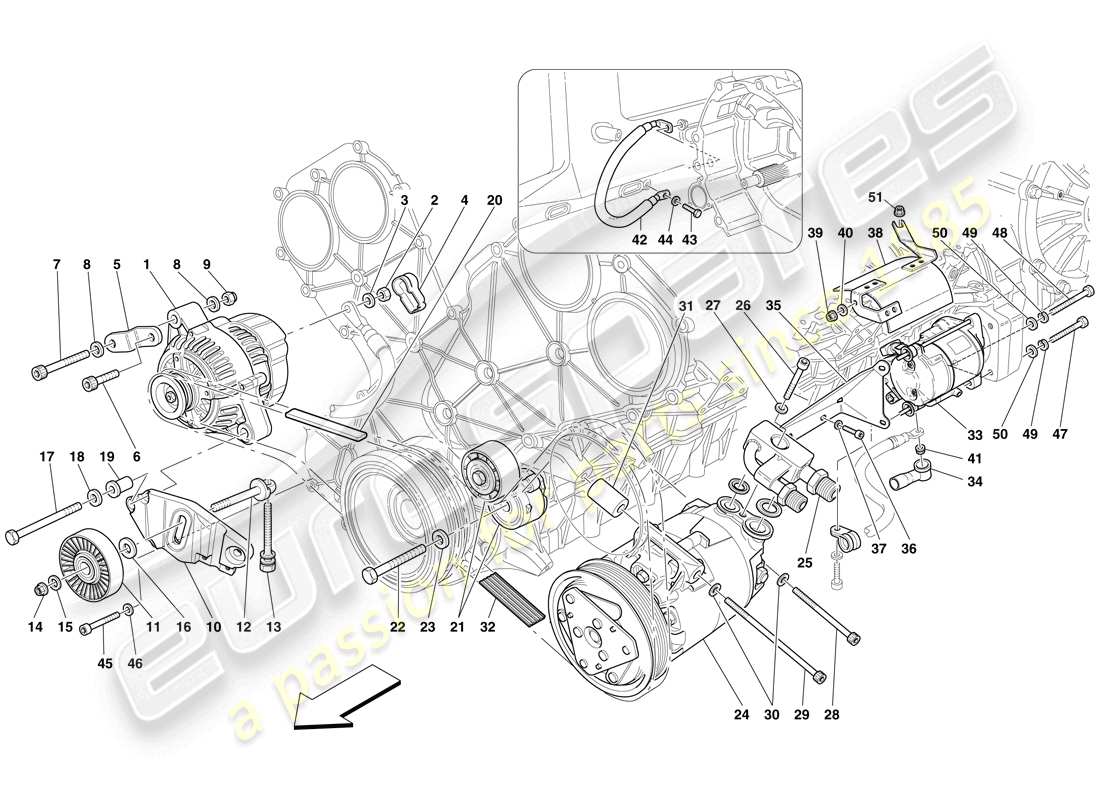 diagramma della parte contenente il codice parte 102695