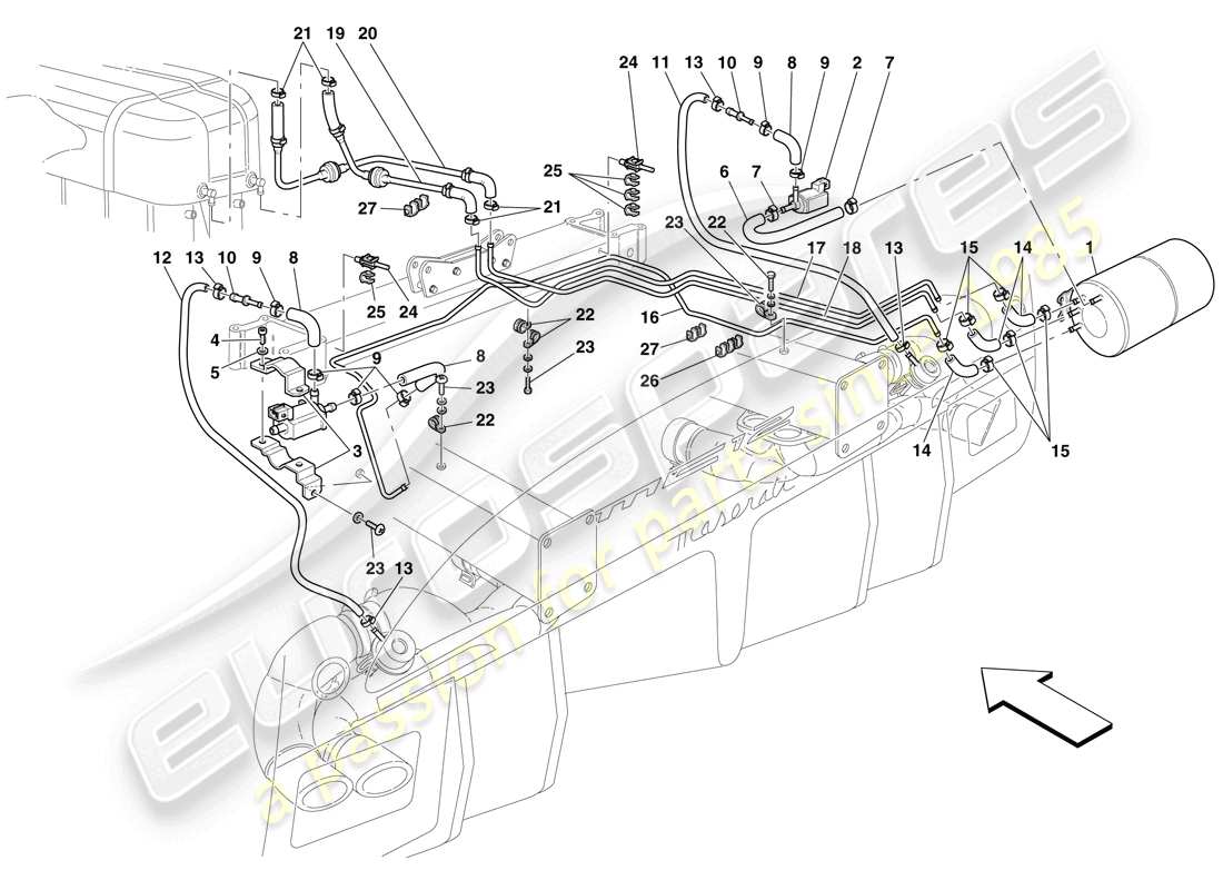 diagramma della parte contenente il codice parte 171406