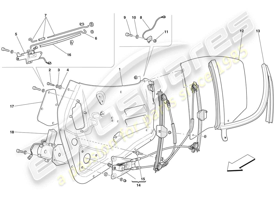 diagramma della parte contenente il codice parte 65498900