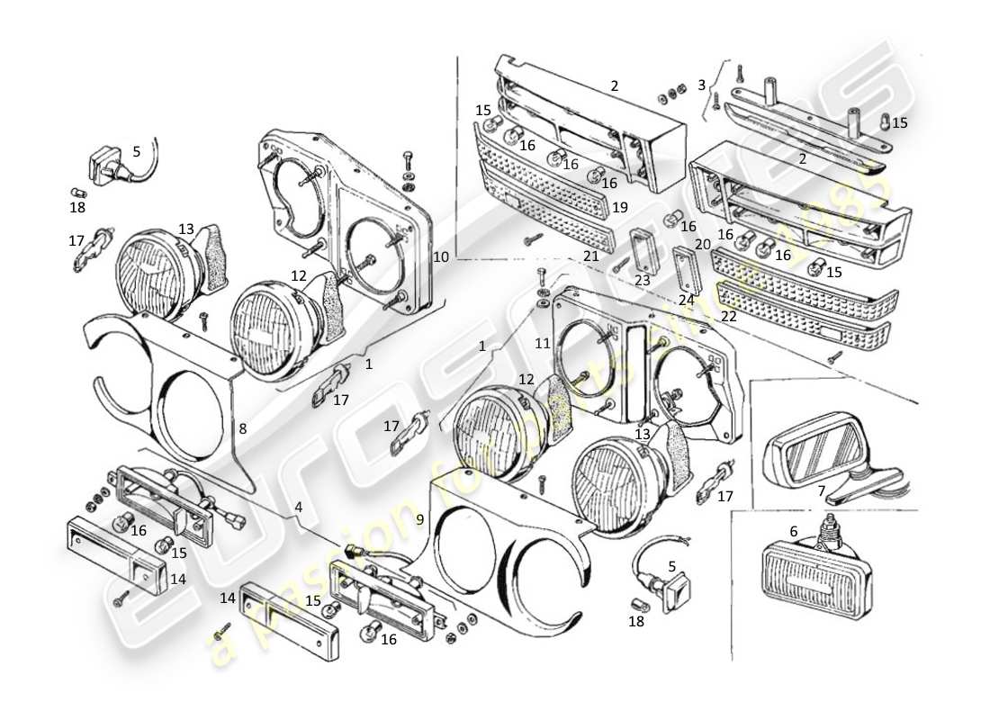 diagramma della parte contenente il codice parte lpn 50810
