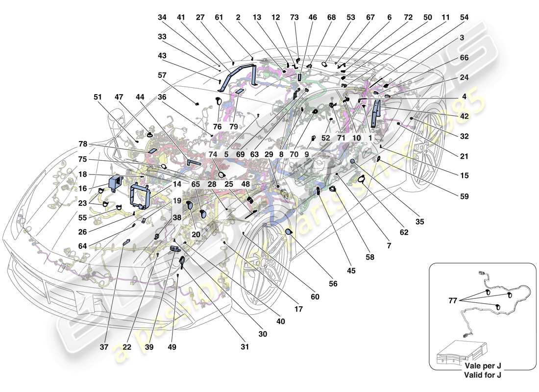 diagramma della parte contenente il codice parte 318174