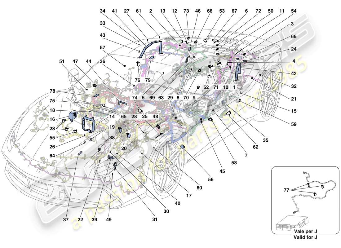 diagramma della parte contenente il codice parte 322712