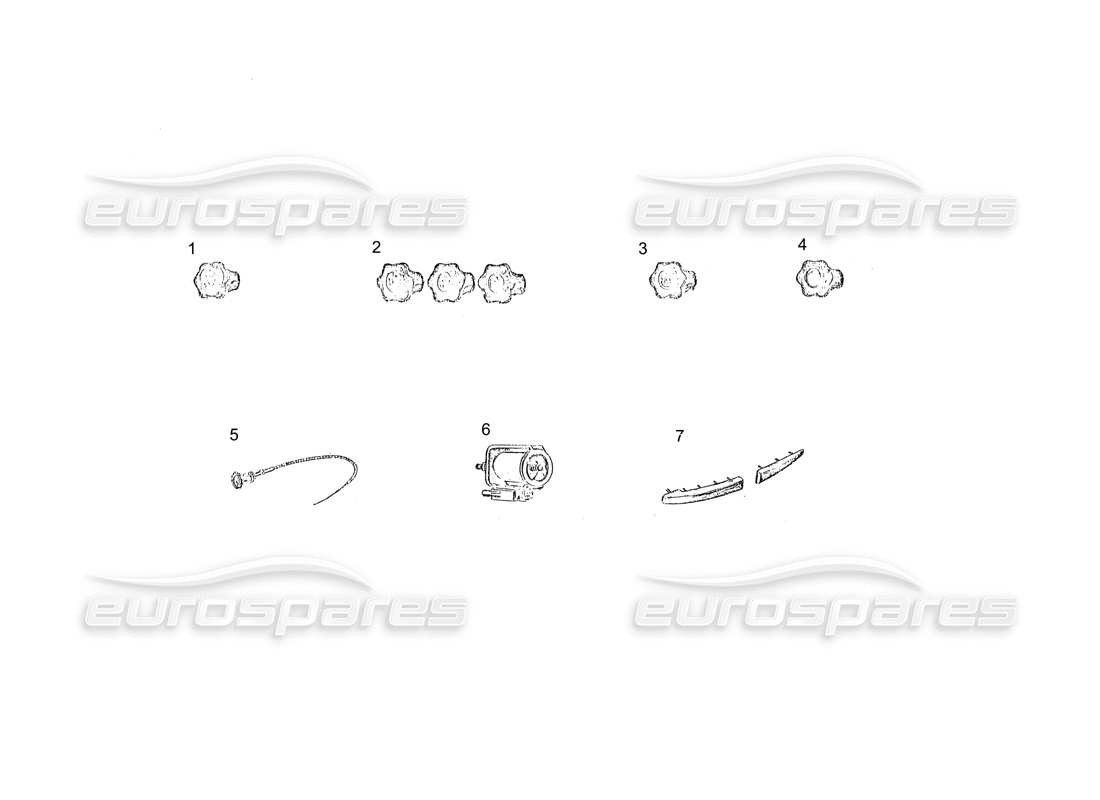 ferrari 250 gt (coachwork) rivestimento del cruscotto (continua) diagramma delle parti