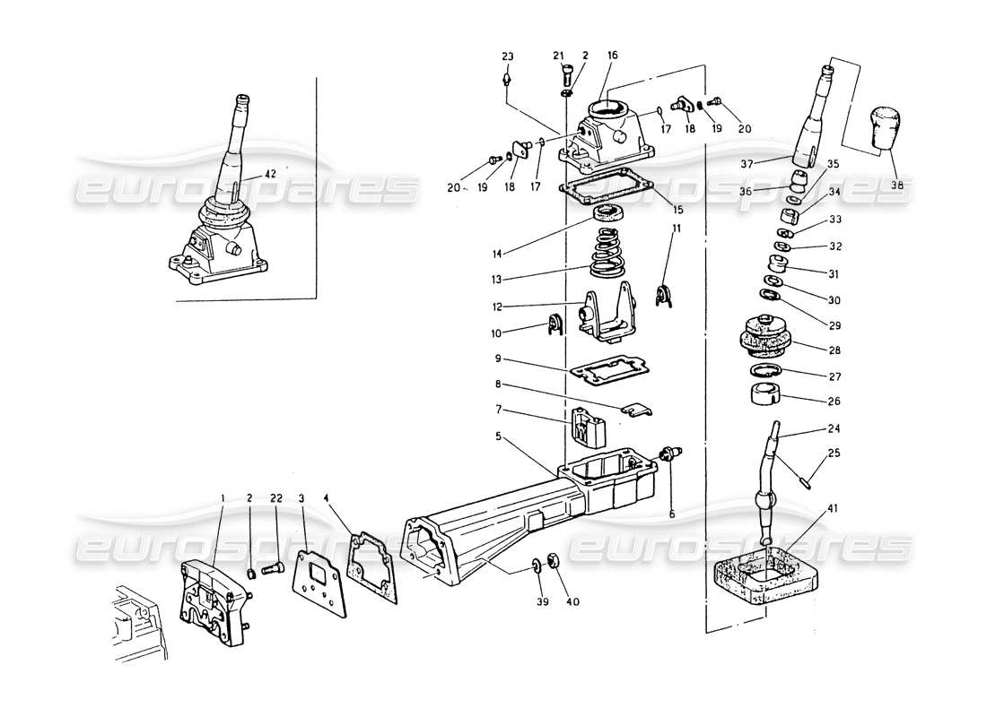 maserati 418 / 4.24v / 430 cambio, 2f-external controlla il diagramma delle parti