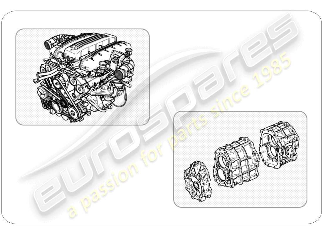 ferrari 599 gto (europe) unità di assemblaggio di ricambio schema delle parti