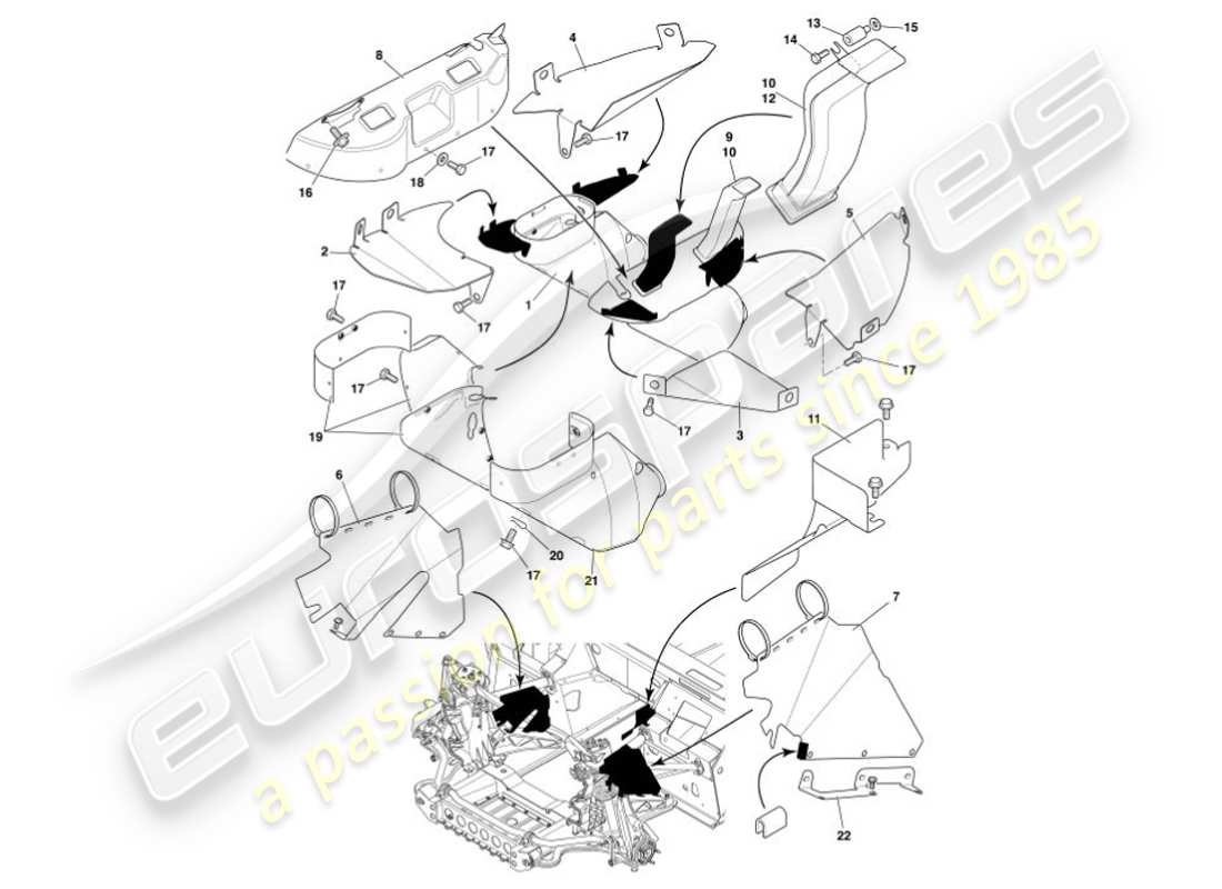 diagramma della parte contenente il numero della parte 4r13-5253-aa