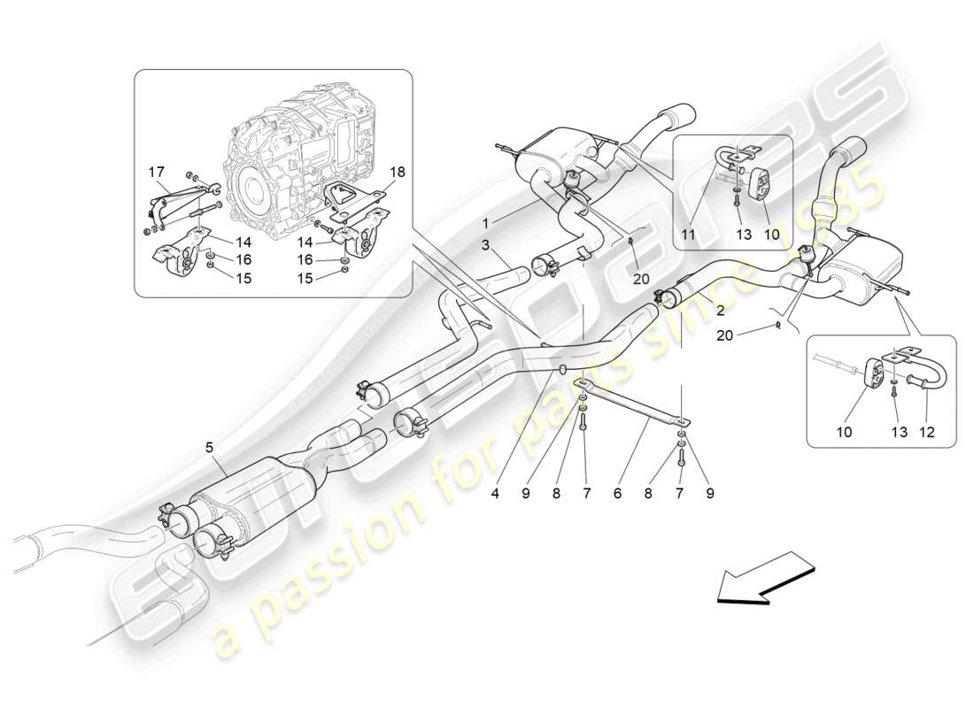 diagramma della parte contenente il codice parte 286220