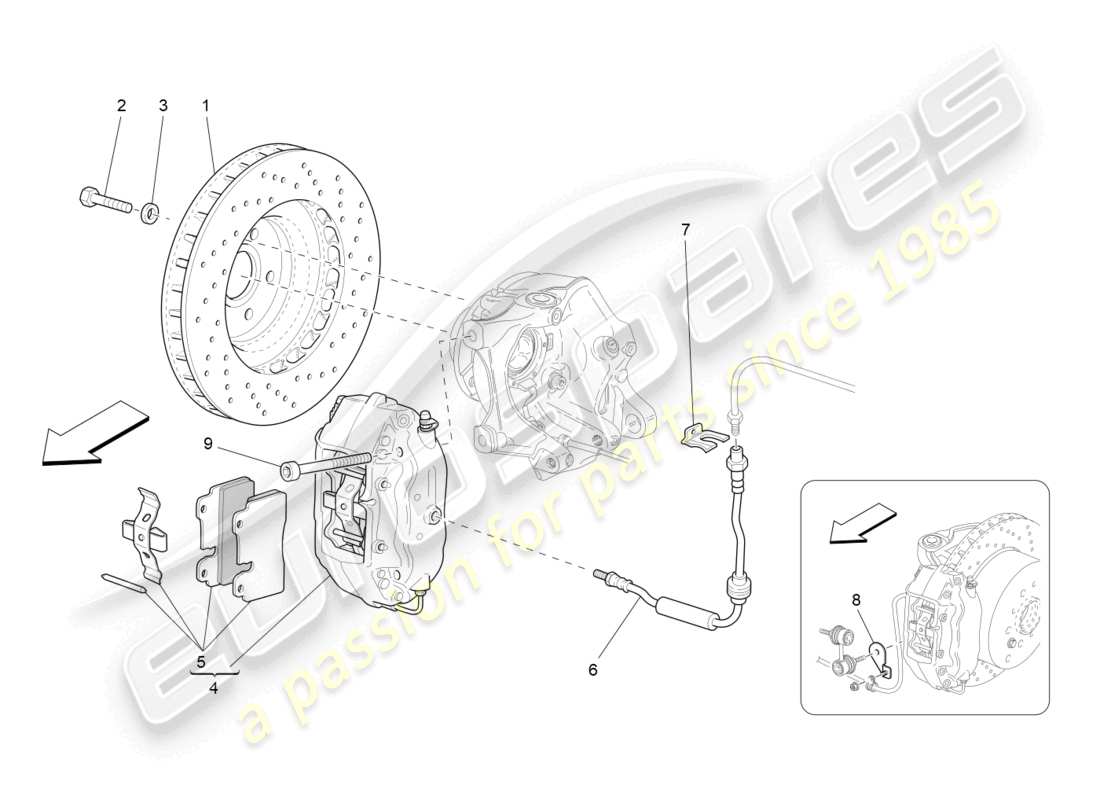 diagramma della parte contenente il codice parte 228132