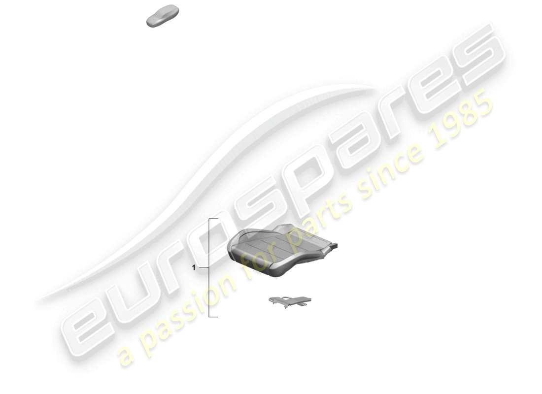 porsche 2025 (macan-e) kit di riparazione per sensore sedile occupato (lato passeggero) schema dei componenti