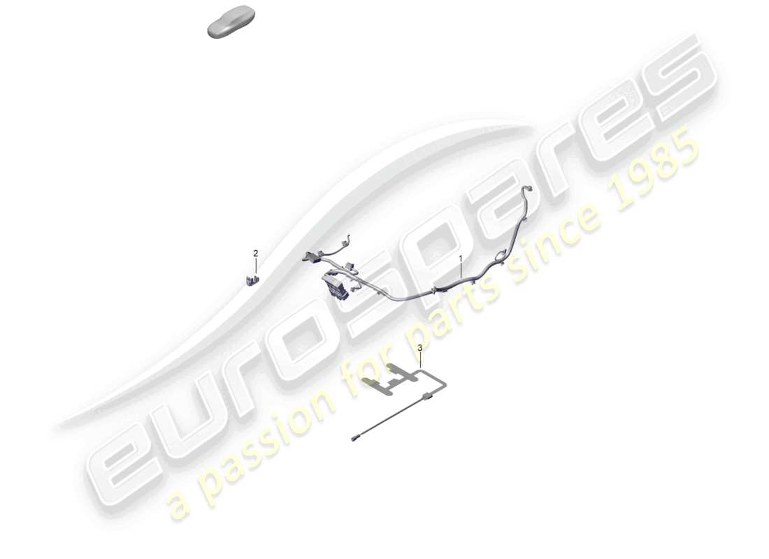 porsche 2024 (992-2 turbo / s) schema elettrico dei componenti del sedile a secchiello
