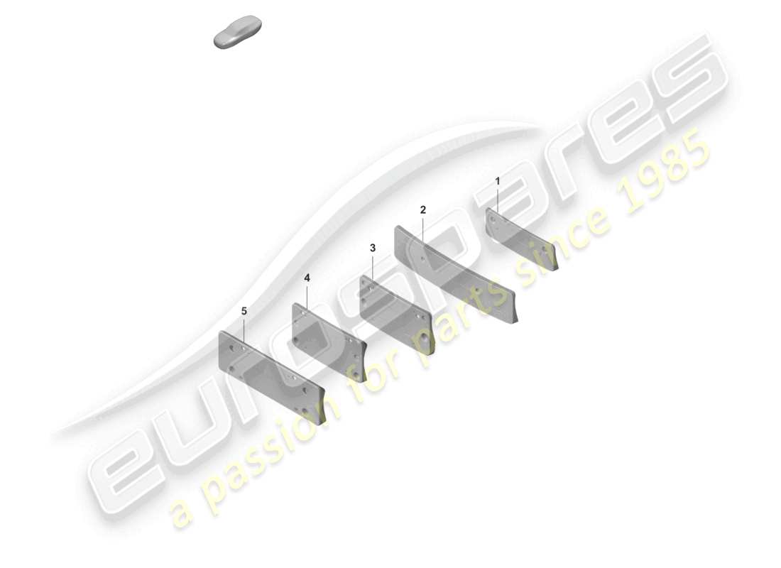 porsche 2024 (992-1) porta targa pacchetto sport design diagramma delle parti